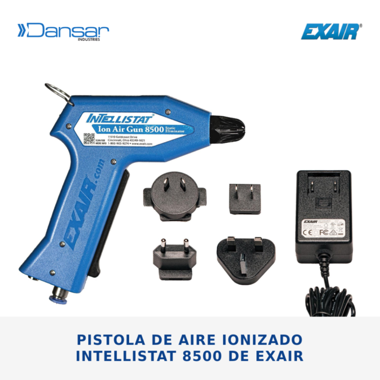 Pistola de Aire Ionizado Intellistat 8500: ligera y más segura